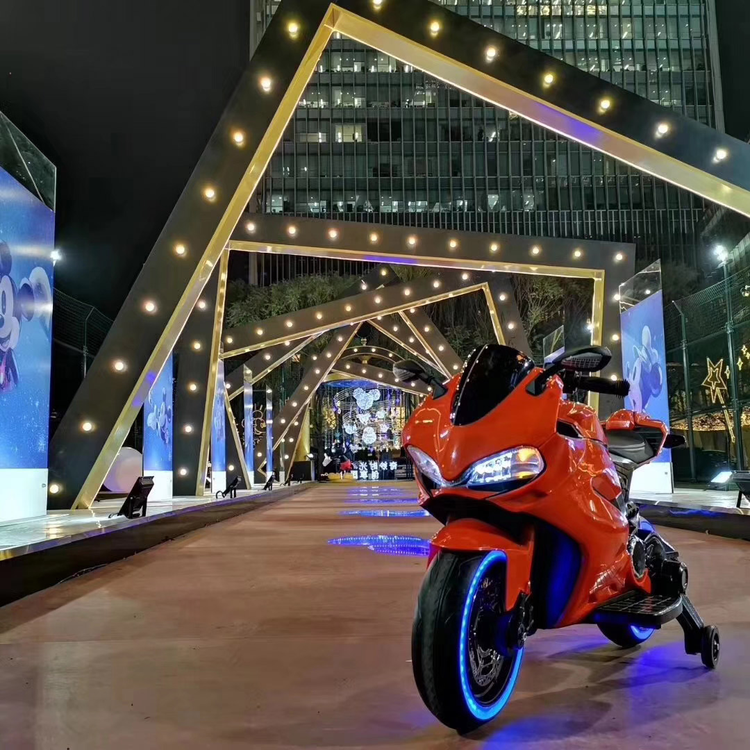 Kids electric car and motorcycle